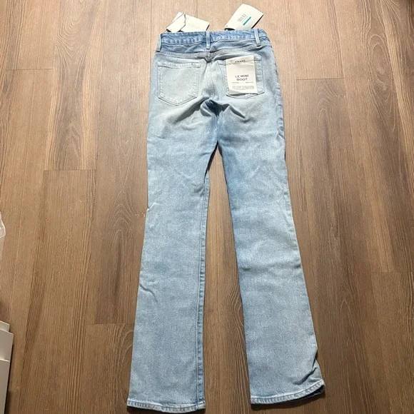 NWT FRAME DENIM LE MINI BOOT MID RISE JEANS